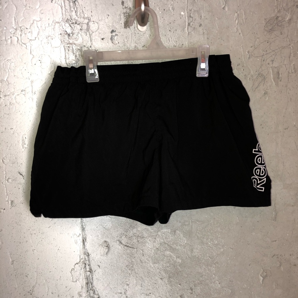 REEBOK black workout shorts